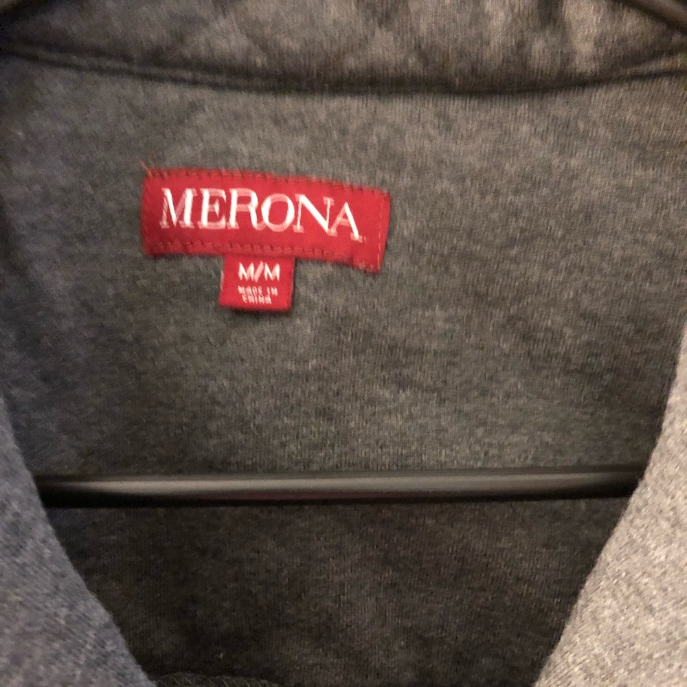 Merona Grey Women’s Sweater Pea Coat - Medium - Picture 3 of 4